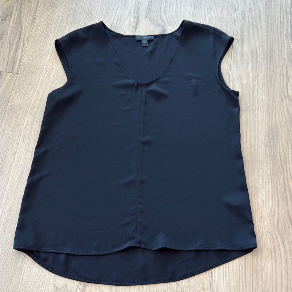 J. Crew | Black | Sleeveless Blouse | 6